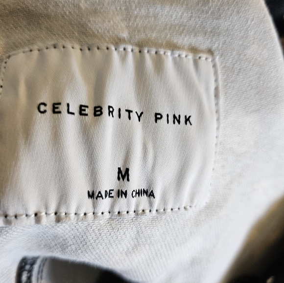 Nwot Celebrity Pink M Crop Floral Jacket - Picture 4 of 8